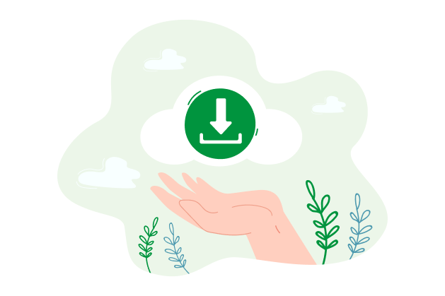 Illustration de téléchargement